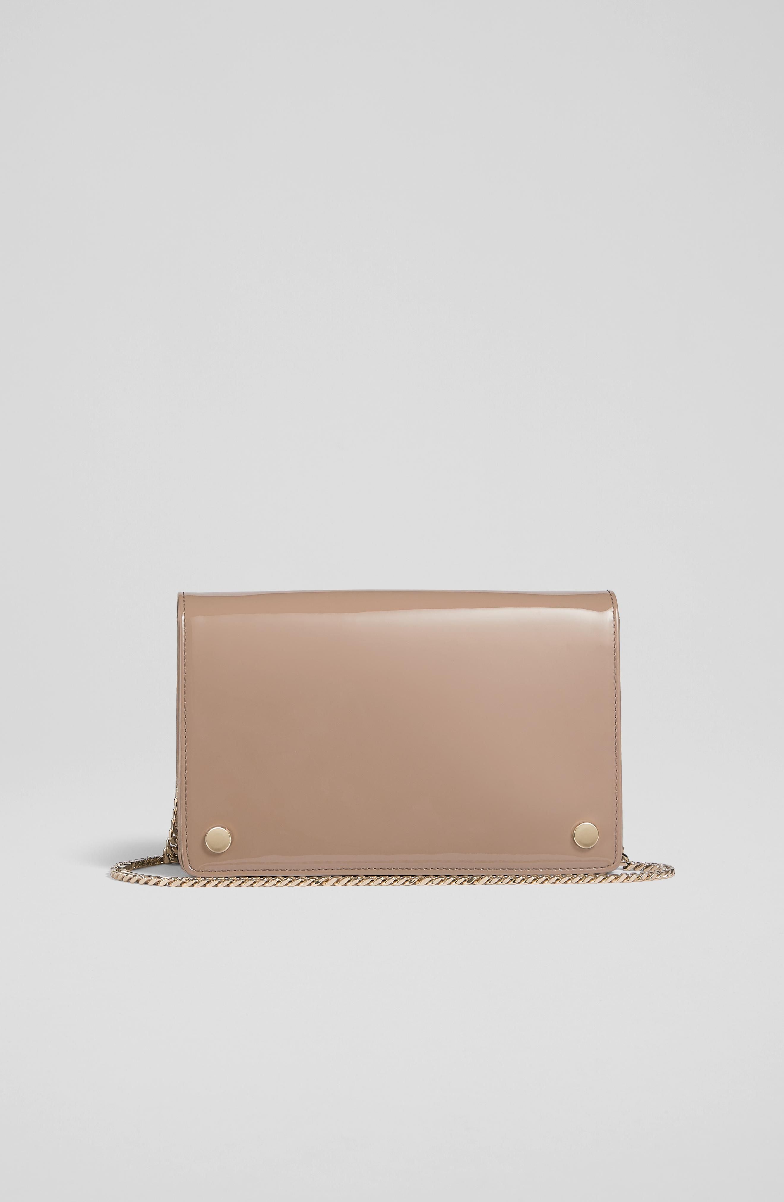 Dark beige clutch bag online